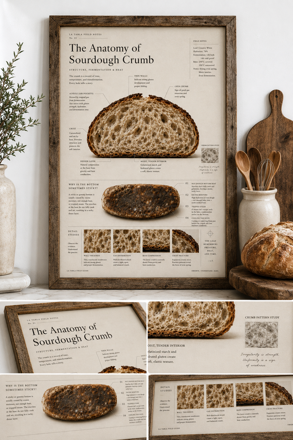 Field Notes Series: No. 01 — The Anatomy of Sourdough Crumb (Heritage Edition)