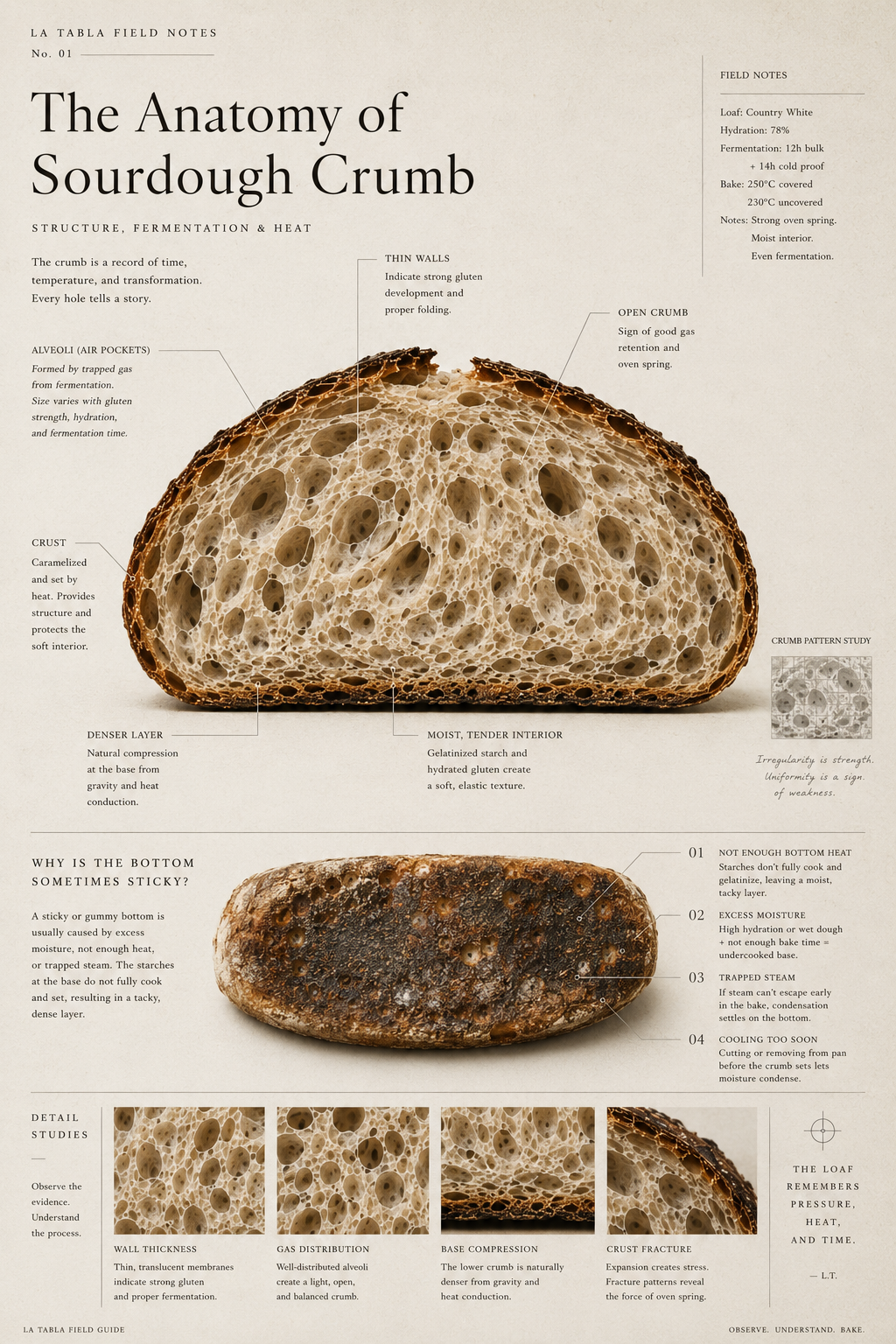 Field Notes Series: No. 01 — The Anatomy of Sourdough Crumb (Heritage Edition)