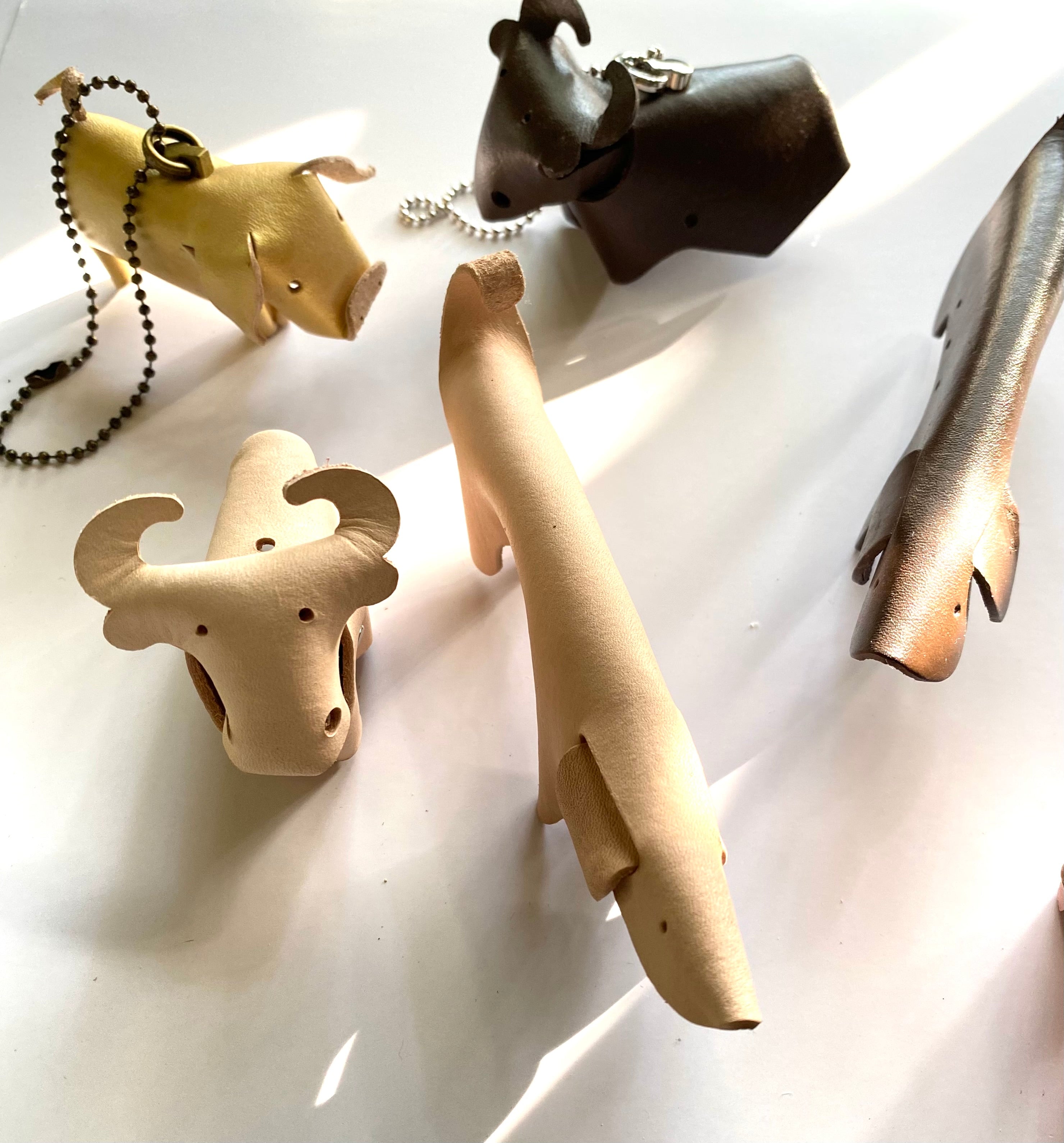 Mercado Minis – Leather Animal Keychains