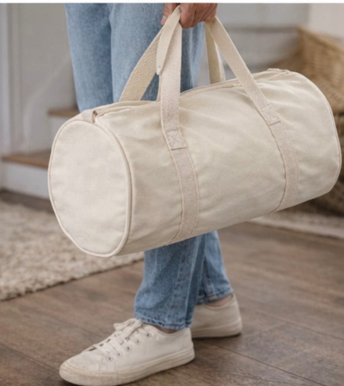 Vintage Style Duffle Bag