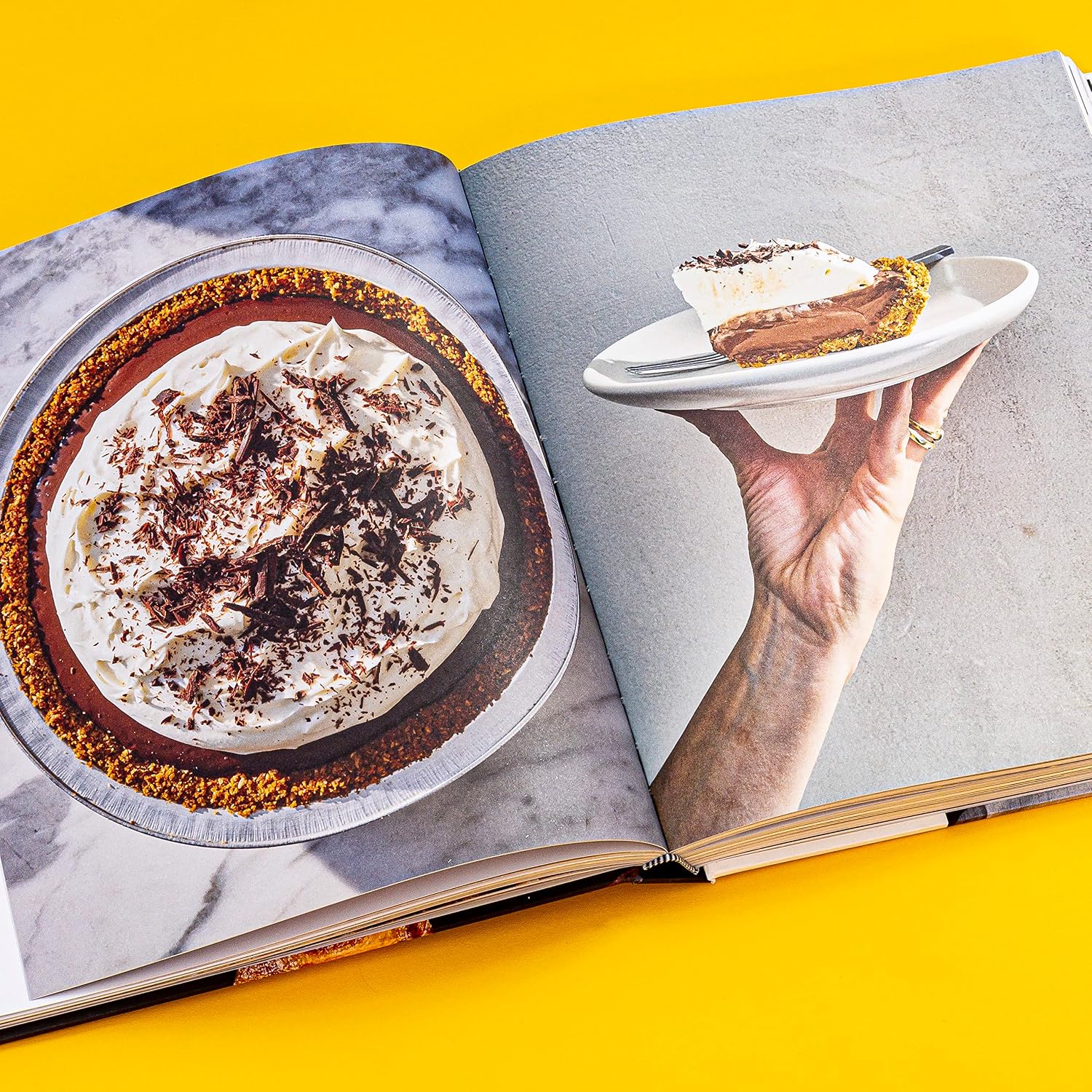 Tartine interior spread - chocolate pie