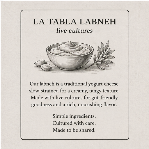 La Tabla Labneh – Yogurt Cheese